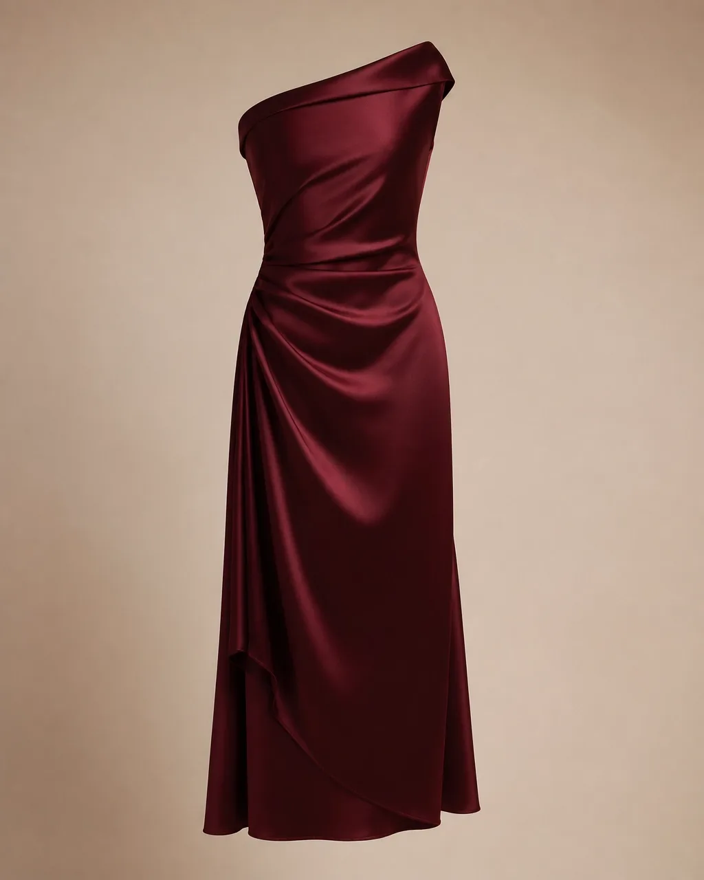 The After Hours Dress in Oxblood